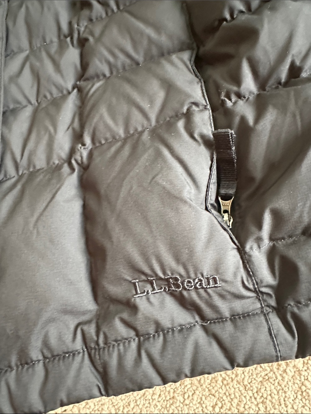LL Bean down puffer jacket - Picture 4 of 7